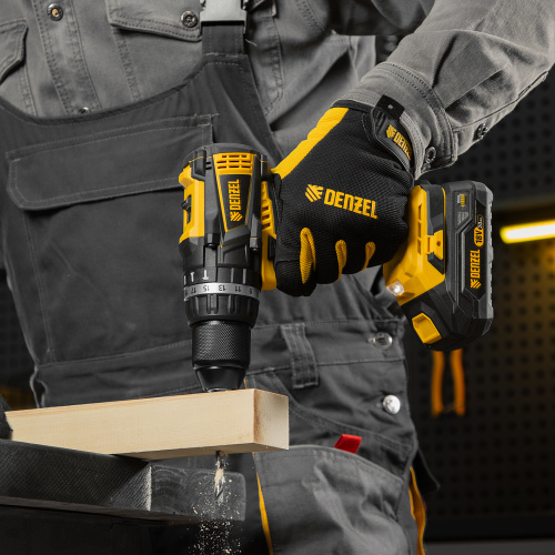 Дрель-шуруповерт аккумуляторная ударная бесщет CIDB-IB-18-02, Li-Ion, 18 В, 2 акк. Denzel по ценам производителя в Воронеже с доставкой по всей России