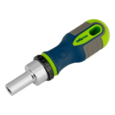 Отвертки реверсивные с набором бит и торцевыми головками, 41 шт, CrV Сибртех по ценам производителя в Воронеже с доставкой по всей России