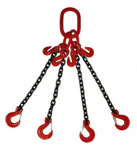 Строп цепной TOR 4СЦ г/п 3,15 т 8,0 м с укорачивающими крюками по ценам производителя в Воронеже с доставкой по всей России