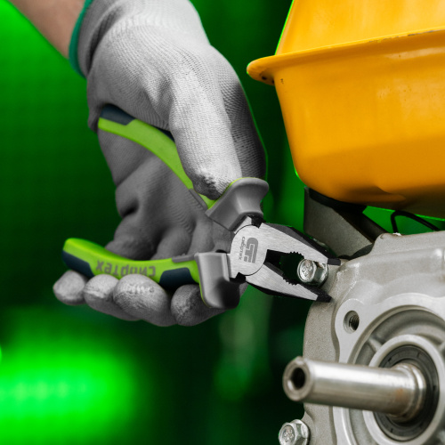 Плоскогубцы комбинированные, 160 мм, фосфатирование, трехкомпонентные рукоятки Сибртех по ценам производителя в Воронеже с доставкой по всей России