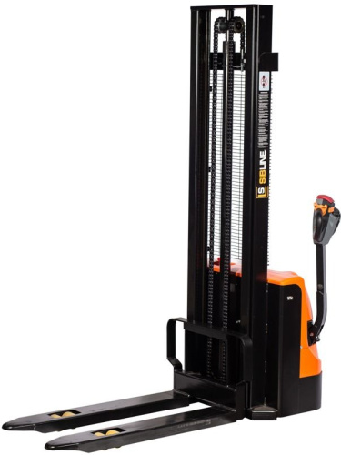 Штабелер электрический самоходный, поводковый 1,2 т - 3 м Вилы: 1150 , АКБ Li - Ion, CL1230J SIBLINE по ценам производителя в Воронеже с доставкой по всей России