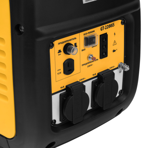 Генератор инверторный GT-2200iS, 2.2 кВт, 230 В, бак 4 л, закрытый корпус, ручной старт Denzel по ценам производителя в Воронеже с доставкой по всей России