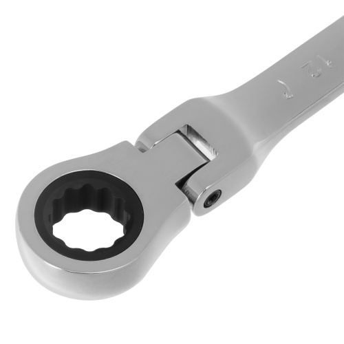 Ключ комбинированный трещоточный, 12 мм, CrV, шарнирный, зеркальный хром Matrix Professional по ценам производителя в Воронеже с доставкой по всей России