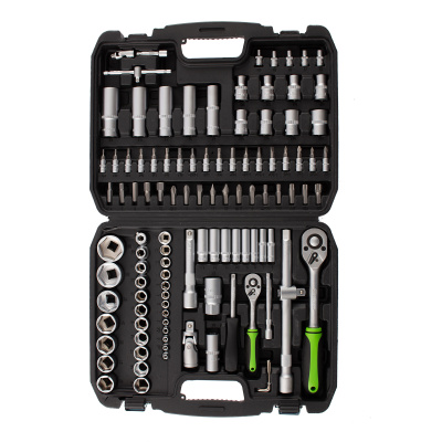 Набор инструмента, 1/2", 1/4", пластиковый кейс, 108 предметов Сибртех по ценам производителя в Воронеже с доставкой по всей России