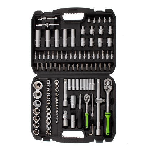 Набор инструмента, 1/2", 1/4", пластиковый кейс, 108 предметов Сибртех по ценам производителя в Воронеже с доставкой по всей России