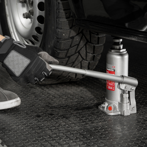 Домкрат гидравлический бутылочный, 5 т, высота подъема 216-413 мм Matrix по ценам производителя в Воронеже с доставкой по всей России