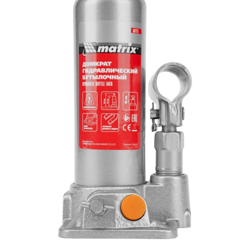 Домкрат гидравлический бутылочный, 2 т, h подъема 181-345 мм, в пластиковом кейсе Matrix по ценам производителя в Воронеже с доставкой по всей России