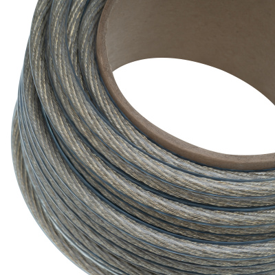 Трос металлополимерный прозрачный ПР-8.0, толщина 8.0 мм, моток 20 метров Сибртех по ценам производителя в Воронеже с доставкой по всей России