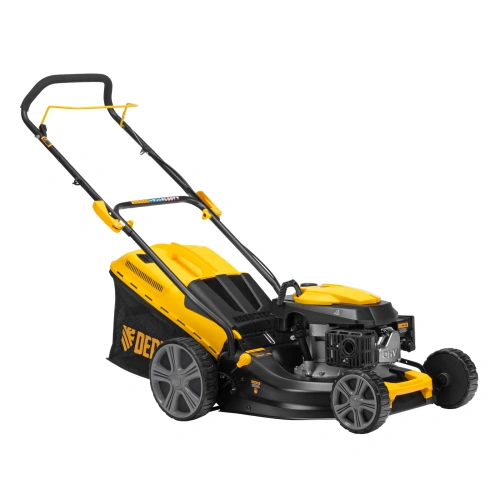 Газонокосилка бензиновая GLD-460, 146 куб.см, ширина 46 см, ручная, 7 уровней, травосборник 50 л Denzel по ценам производителя в Воронеже с доставкой по всей России
