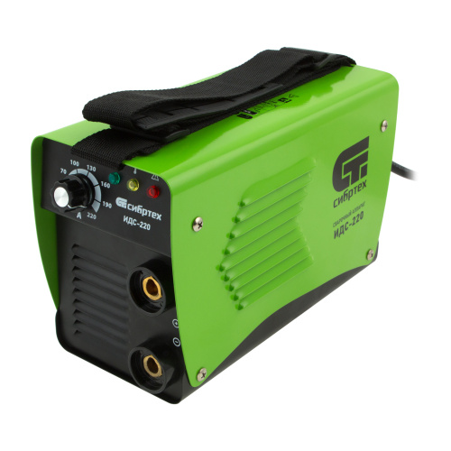 Аппарат инверторный дуговой сварки ИДС-220, 220 А, ПВ 80%, диаметр электрода 1.6-5 мм Сибртех по ценам производителя в Воронеже с доставкой по всей России