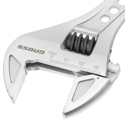 Ключ разводной, 250 мм, CrV, двухкомпонентная ручка Gross по ценам производителя в Воронеже с доставкой по всей России