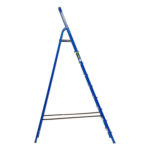 Стремянка, 9 ступеней, стальной профиль, алюминиевые ступени Сибртех по ценам производителя в Воронеже с доставкой по всей России