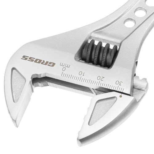 Ключ разводной, 250 мм, CrV, двухкомпонентная ручка Gross по ценам производителя в Воронеже с доставкой по всей России