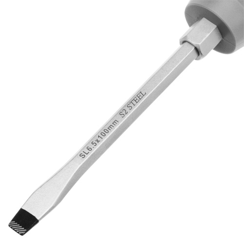 Отвертка SL6.5 x 100 мм, S2, трехкомпонентная рукоятка Gross по ценам производителя в Воронеже с доставкой по всей России