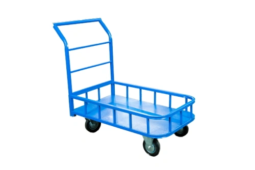 Тележка платформенная TOR ТП-МБ (500х800) с бортами (колеса 125мм) по ценам производителя в Воронеже с доставкой по всей России