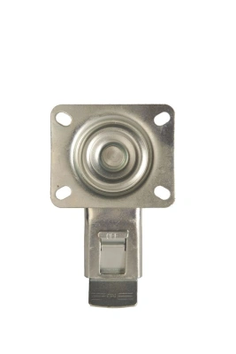 Колесо поворотное серая резина SCB 42 f 100 мм с тормозом по ценам производителя в Воронеже с доставкой по всей России