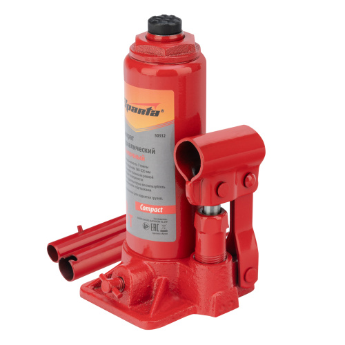 Домкрат гидравлический бутылочный 3т, h подъема 180-320 мм Sparta Compact по ценам производителя в Воронеже с доставкой по всей России