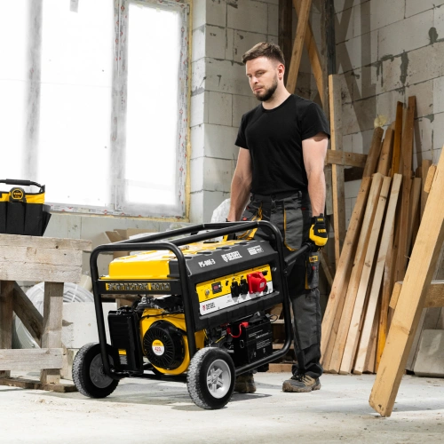 Генератор бензиновый PS 80 E-3, 6.6 кВт, 400 В, 25 л, электростартер Denzel по ценам производителя в Воронеже с доставкой по всей России