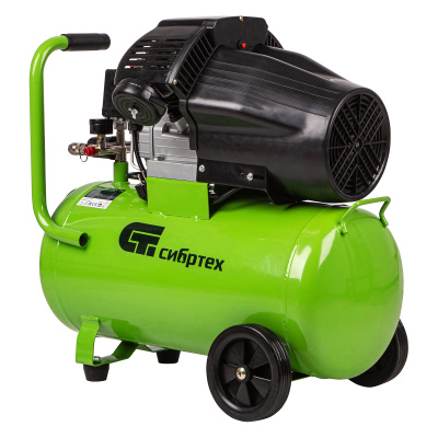 Компрессор воздушный КК-2200/50, 2.2 кВт, 350 л/мин, 50 л, прямой привод, масляный Сибртех по ценам производителя в Воронеже с доставкой по всей России