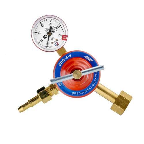 Редуктор пропановый БПО-5-5 (манометр с поверкой) купить в Москве с доставкой по всей России | ProtosMarket.ru