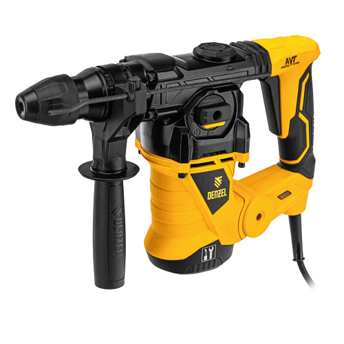 Перфоратор электрический RHV-1250-30, SDS-plus, 1250 Вт, 5 Дж, 3 плюс 1 режим Denzel по ценам производителя в Воронеже с доставкой по всей России