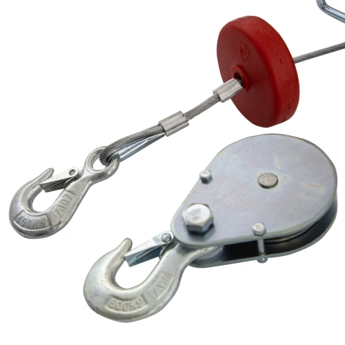 Тельфер электрический TF-800, 0.8 т, 1300 Вт, высота 12 м, 8 м/мин Denzel по ценам производителя в Воронеже с доставкой по всей России