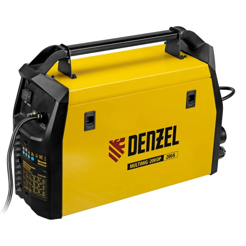 Аппарат инвертор. полуавтомат. сварки MultiMIG-200DP Synergy Double Pulse, 200 А, ПВ 80% Denzel по ценам производителя в Воронеже с доставкой по всей России