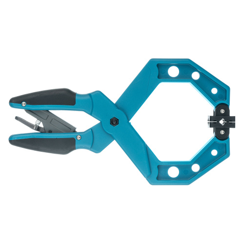 Струбцина клещеобразная 4, пластиковый корпус, храповой механизм жесткой фиксации, 100 мм Gross по ценам производителя в Воронеже с доставкой по всей России