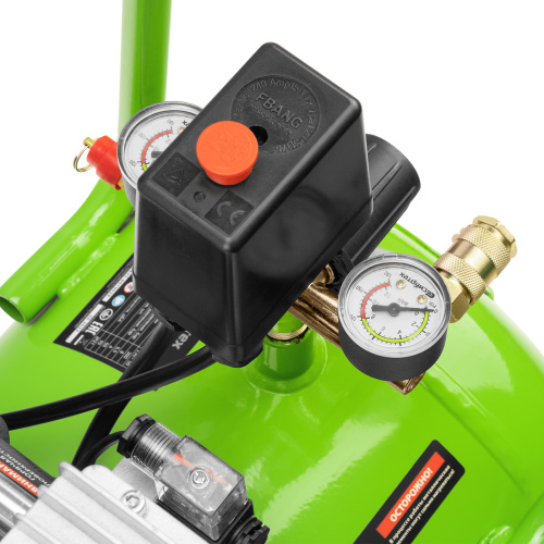 Компрессор безмаслянный малошумный МБ 2000/50, 2000 Вт, 50л, 300 л/мин Сибртех по ценам производителя в Воронеже с доставкой по всей России