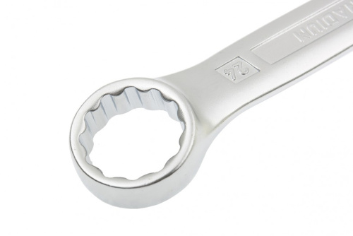 Ключ комбинированный 24 мм, CrV, холодный штамп Gross по ценам производителя в Воронеже с доставкой по всей России