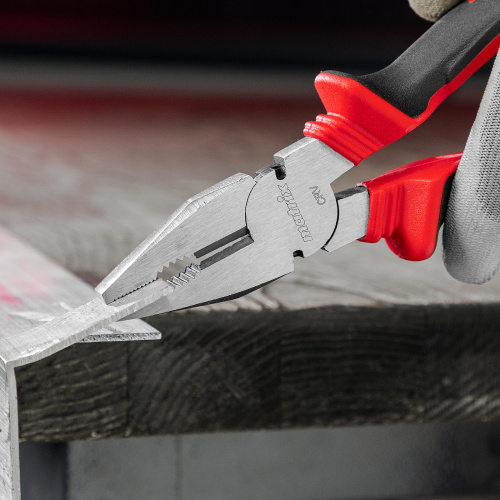 Плоскогубцы комбинированные, 200 мм, хром-ванадий, двухкомпонентные рукоятки Matrix по ценам производителя в Воронеже с доставкой по всей России