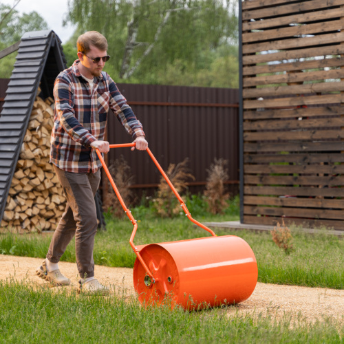 Каток газонный 70л, ручной, наливной, пробка-болт Сибртех по ценам производителя в Воронеже с доставкой по всей России
