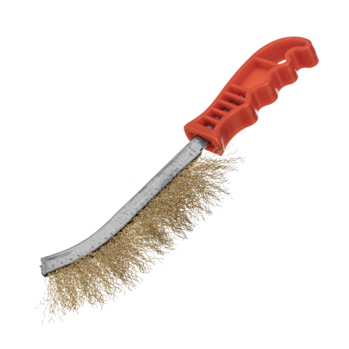 Щетка металлическая латунированная, пластиковая ручка Matrix по ценам производителя в Воронеже с доставкой по всей России