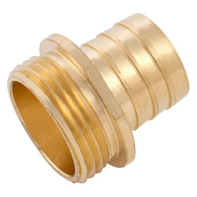 Штуцер для шланга 1" с наружной резьбой G1" Denzel по ценам производителя в Воронеже с доставкой по всей России