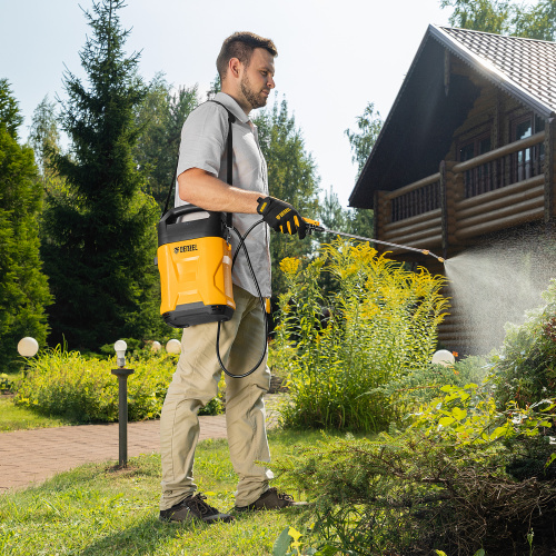 Опрыскиватель аккумуляторный D-5LI, 5 л, Li-Ion акк., 12 В, 2 Ач Denzel по ценам производителя в Воронеже с доставкой по всей России