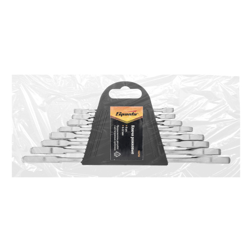 Набор ключей рожковых, 6 х 22 мм, 8 шт, хромированные Sparta по ценам производителя в Воронеже с доставкой по всей России