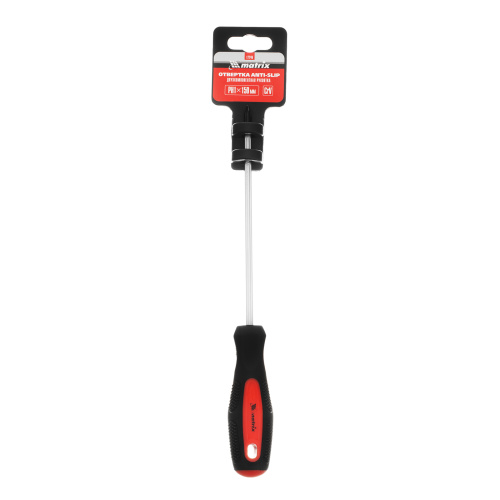Отвертка Anti-Slip, PH1 х 150 мм, CrV, двухкомпонентная рукоятка Matrix по ценам производителя в Воронеже с доставкой по всей России