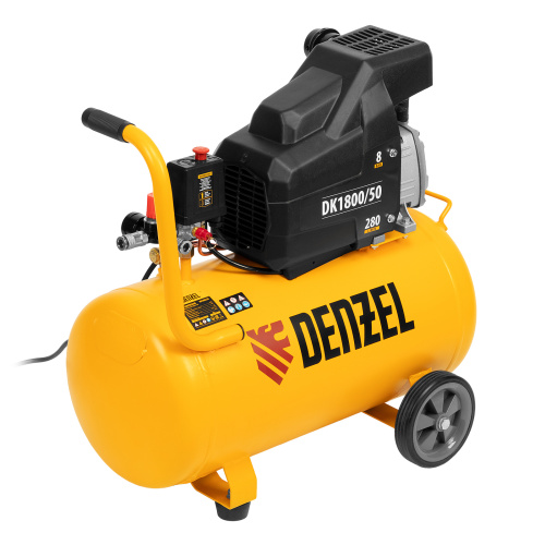 Компрессор воздушный DK1800/50, Х-PRO 1.8 кВт, 280л/мин, 50л Denzel по ценам производителя в Воронеже с доставкой по всей России