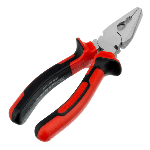 Плоскогубцы Nickel, 160 мм, никелированные, двухкомпонентные рукоятки Matrix по ценам производителя в Воронеже с доставкой по всей России