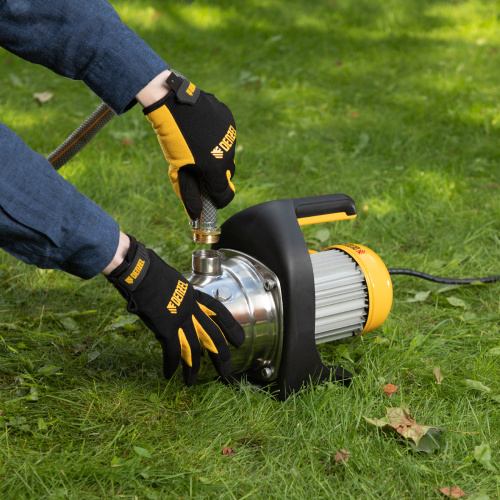 Садовый поверхностный насос GP1200Х, 1200 Вт, 3700 л/ч, подъем 46 м, нержавейка Denzel по ценам производителя в Воронеже с доставкой по всей России