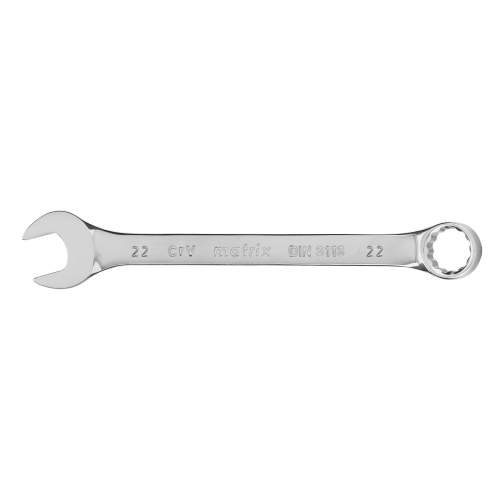 Ключ комбинированный, 22 мм, CrV, полированный хром Matrix по ценам производителя в Воронеже с доставкой по всей России