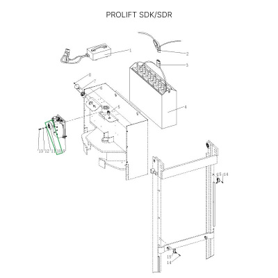 Звуковой сигнал для штабелеров SDR 1533/1536/1545S/1645/1656/2036/2045, SDK по ценам производителя в Воронеже с доставкой по всей России