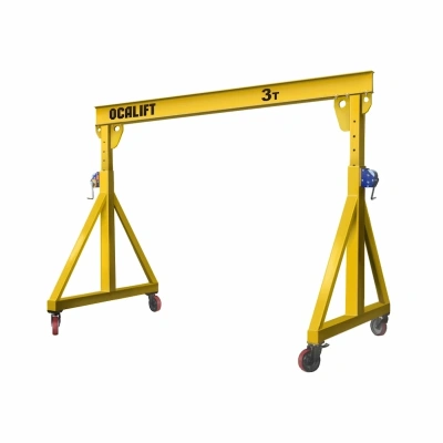 Мини-кран козловой c регулируемой высотой МПУ 3т (3,5-5)х4 метра