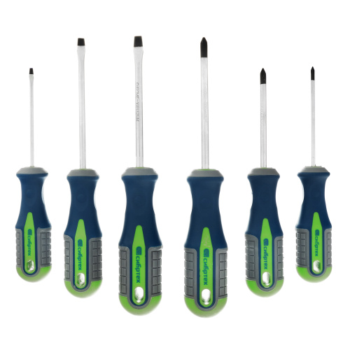 Набор отверток, CrV, трехкомпонентные рукоятки, 6 предметов Сибртех по ценам производителя в Воронеже с доставкой по всей России