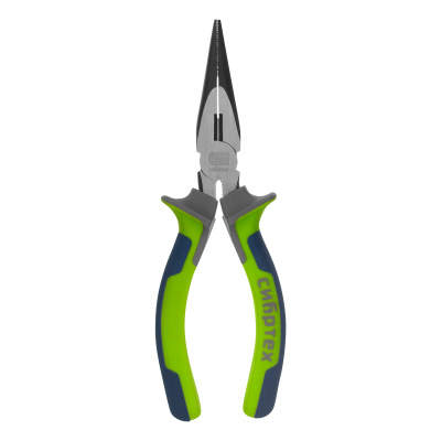 Длинногубцы прямые 160 мм, фосфатирование, трехкомпонентные рукоятки Сибртех по ценам производителя в Воронеже с доставкой по всей России