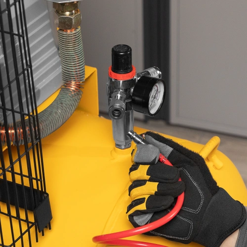 Компрессор воздушный, ременный привод BCI4000-T/200, 4.0 кВт, 200 литров, 690 л/мин Denzel по ценам производителя в Воронеже с доставкой по всей России