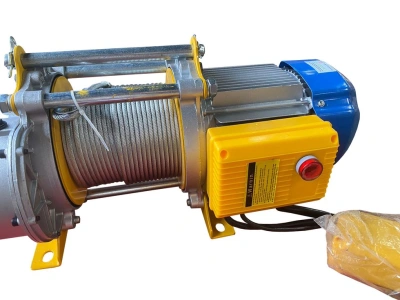 Лебедка электрическая  500/1000кг  50/25м с канатом 220В алюминиевый корпус TOR KCD (TSA) по ценам производителя в Воронеже с доставкой по всей России