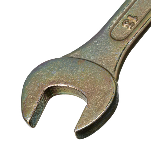 Ключ рожковый, 13 х 14 мм, желтый цинк Сибртех по ценам производителя в Воронеже с доставкой по всей России