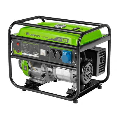 Генератор бензиновый БС-6500, 5.5 кВт, 230В, четырехтактный, 25 л, ручной стартер Сибртех купить в Москве с доставкой по всей России | ProtosMarket.ru