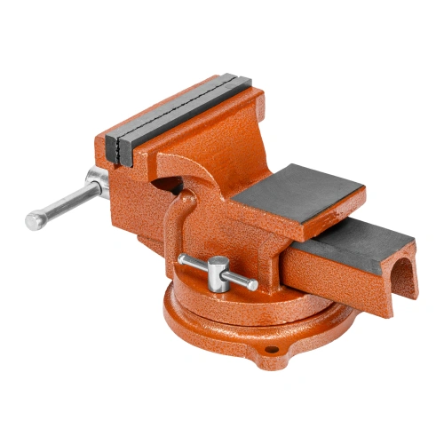 Тиски слесарные, 125 мм, поворотные, с наковальней Sparta по ценам производителя в Воронеже с доставкой по всей России